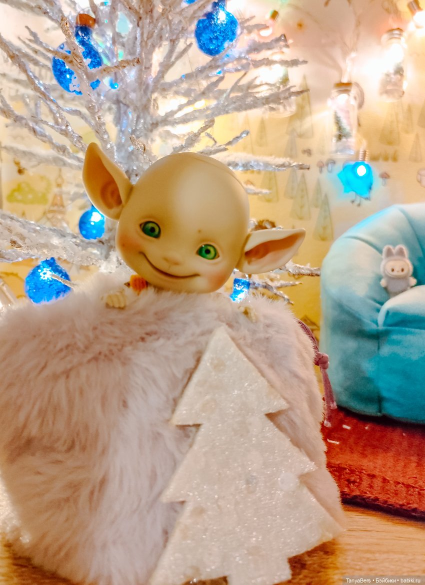 Ушастое 💚👻 новогоднее настроение ☃️❄️🎄 (фото 3)