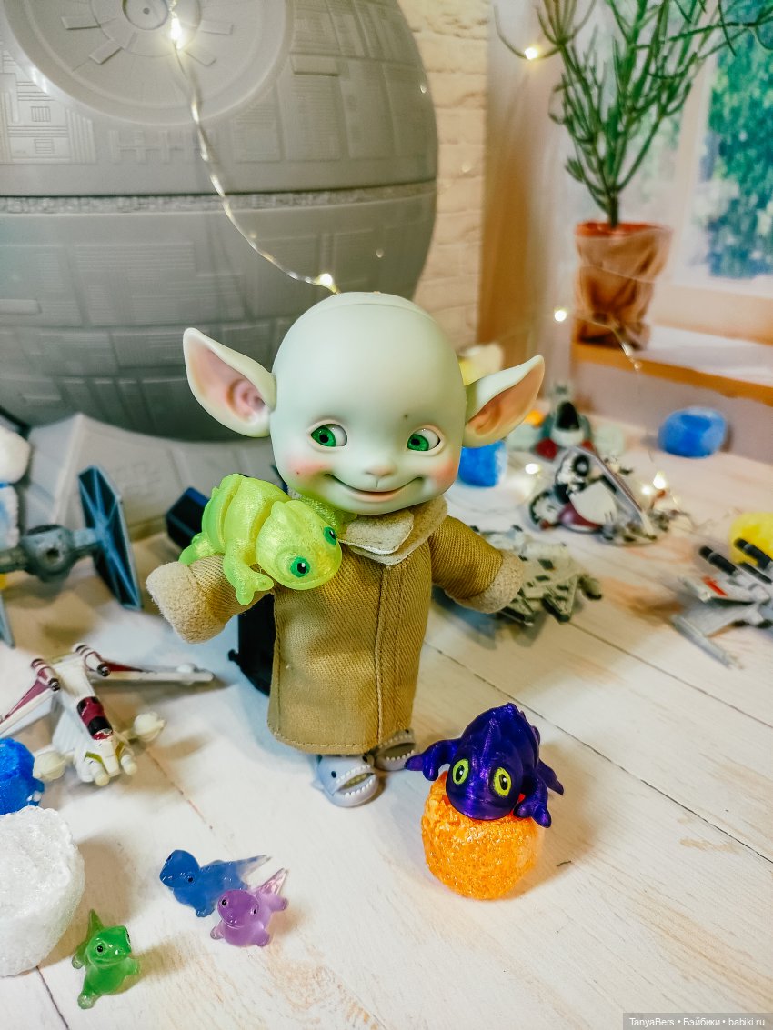 Ушастик 💚👻 на страже Вселенной 😁🌠 (фото 2)