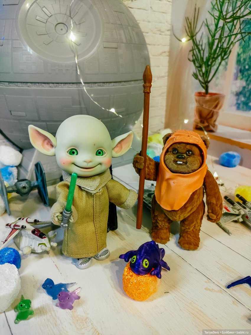 Ушастик 💚👻 на страже Вселенной 😁🌠 (фото 6)