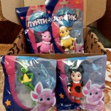 Новые фигурки из мультика Лунтик