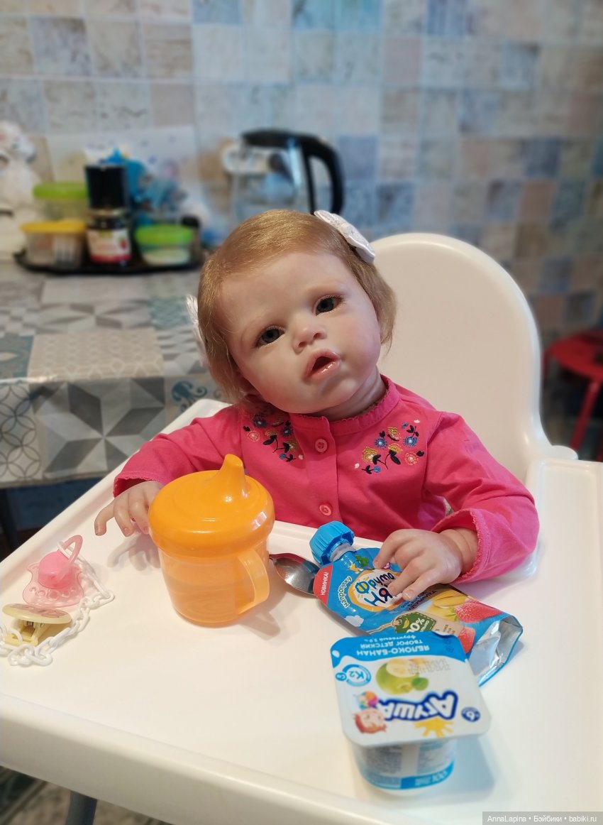 Завтрак очень нужен | Бэйбики Завтрак очень нужен — Куклы Реборн (Reborn): домашние фото (фото 4)