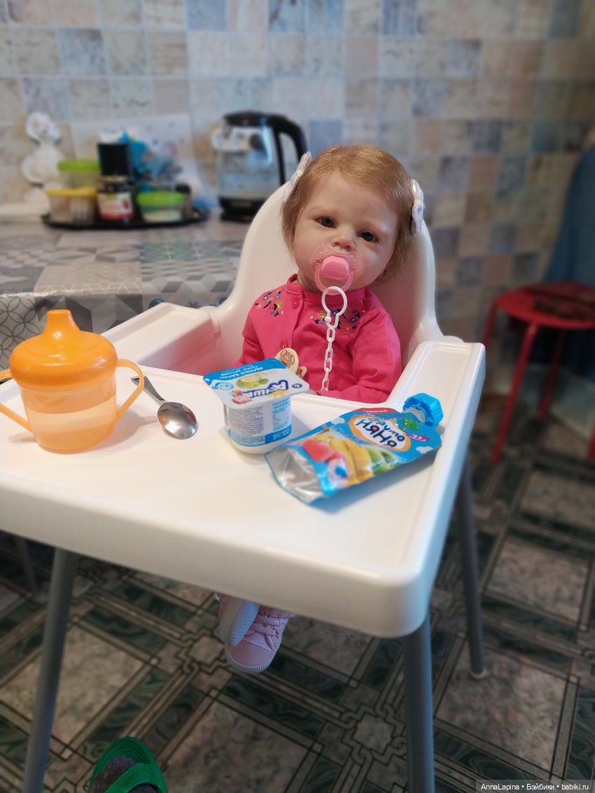 Завтрак очень нужен | Бэйбики Завтрак очень нужен — Куклы Реборн (Reborn): домашние фото (фото 2)