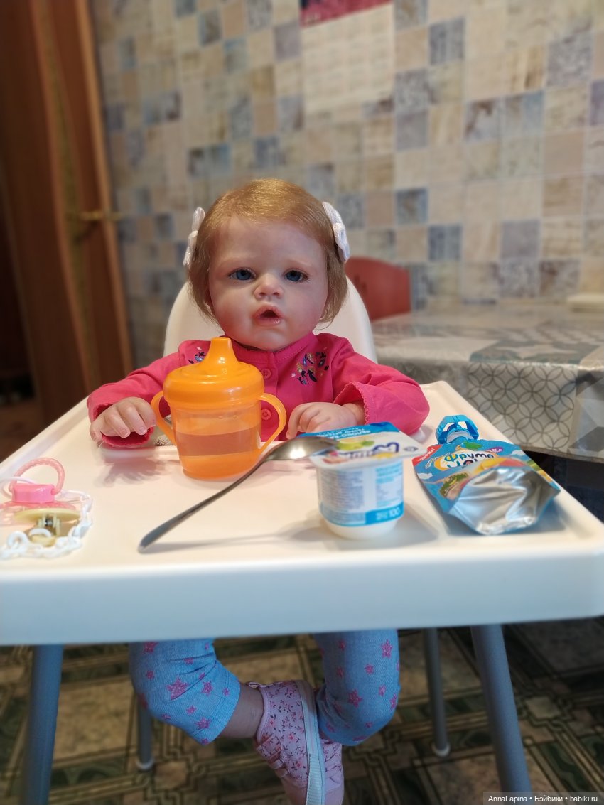 Завтрак очень нужен | Бэйбики Завтрак очень нужен — Куклы Реборн (Reborn): домашние фото (фото 6)