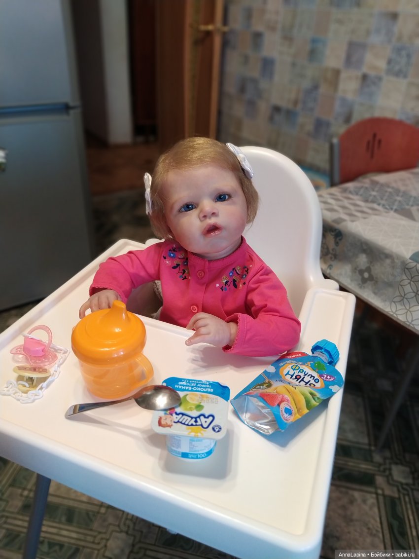 Завтрак очень нужен | Бэйбики Завтрак очень нужен — Куклы Реборн (Reborn): домашние фото (фото 7)