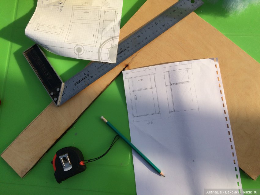 Что нам стоит дом построить? Часть 3. Прикроватная тумбочка