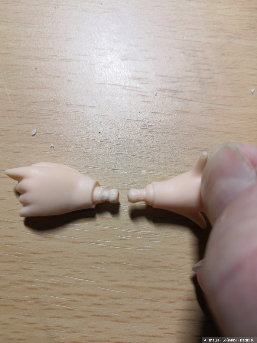 Как я сделала ручки для куклы Azone XS
