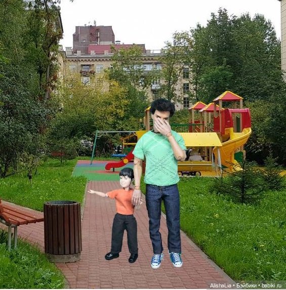 Городок. Глава 63. Нянь — Кукольные фотоистории и сериалы: комиксы (фото 9)