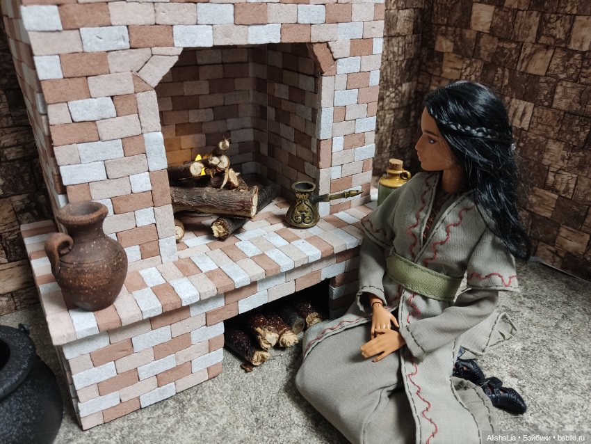 Камин — Кукольная миниатюра своими руками: еда