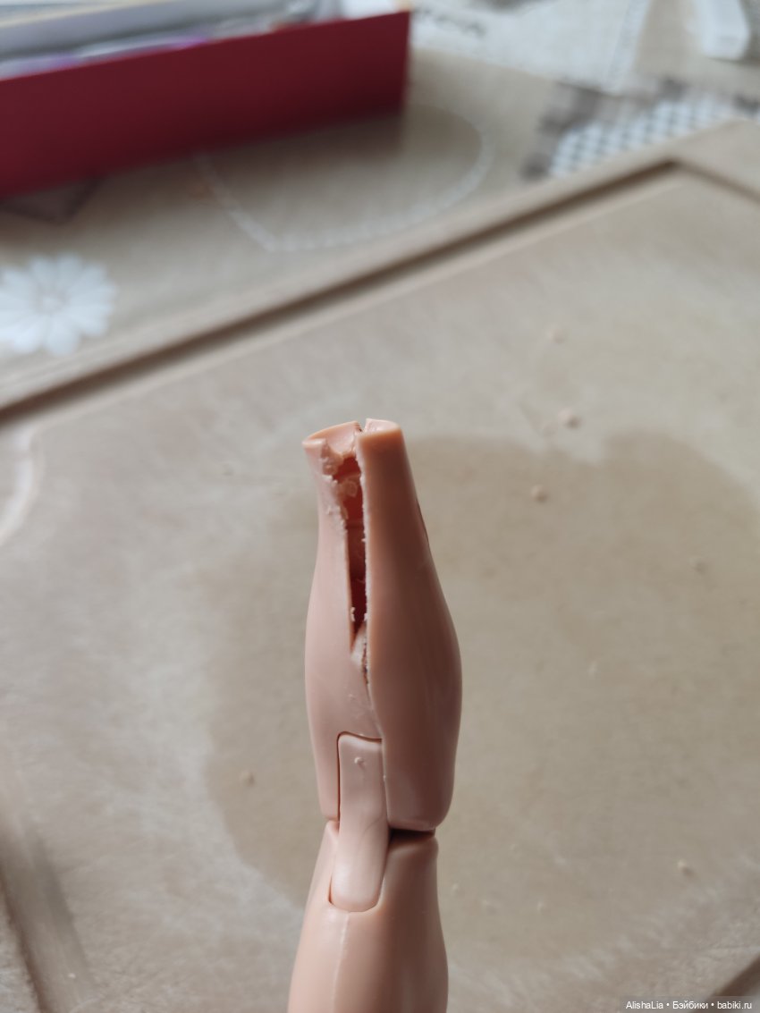 Смена кистей супермену — Ремонт и реставрация кукол: тело (фото 10)