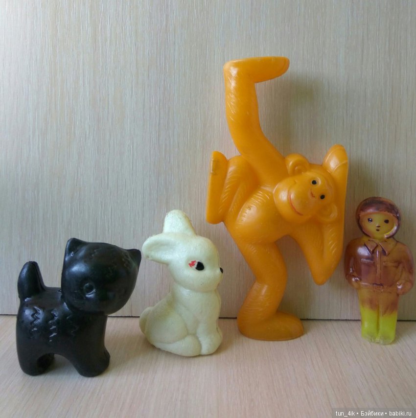 Неожиданная встреча — Игрушки СССР и советского детства: резиновые