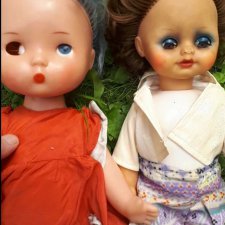 Гуля и Дина Загорск. Ремонт кукол СССР