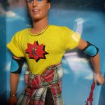 Кен на роликах. Кукла из 90х. Не открытая