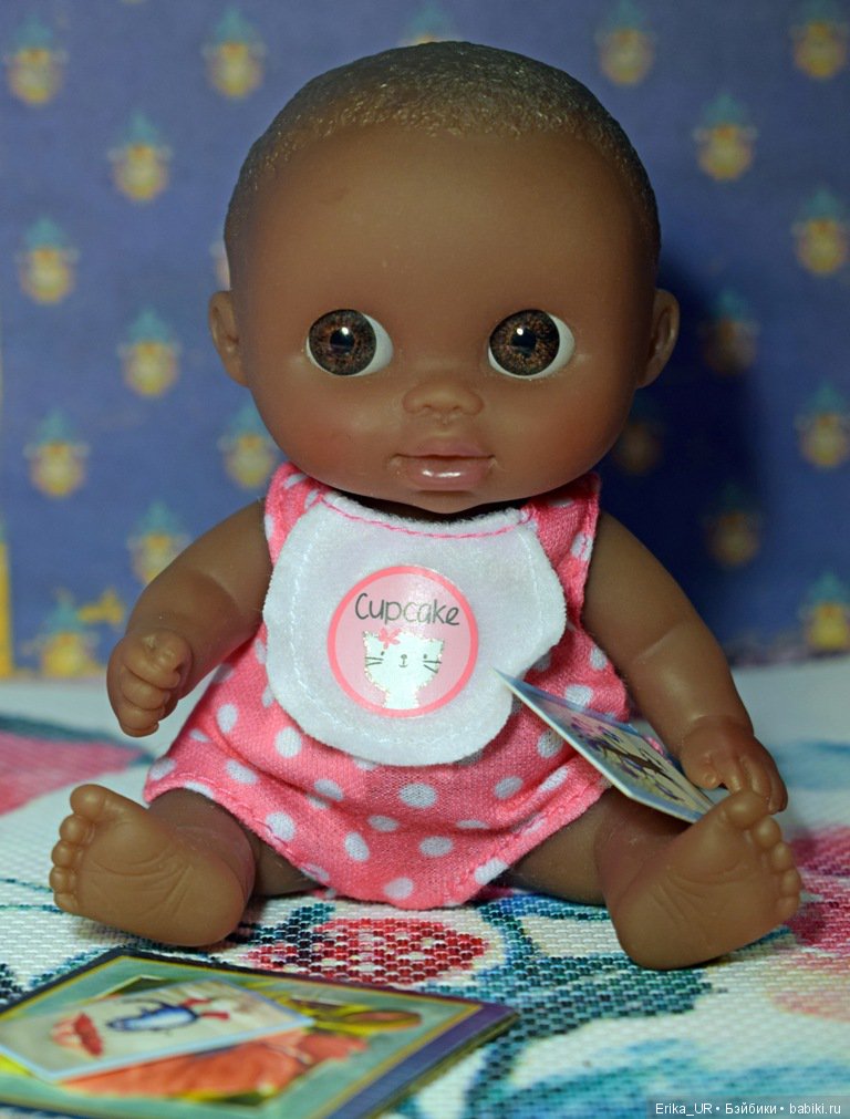 Леон, AA, Berenguer-doll, Lil-Cutesie, Ethnic-African-American, Baby-Doll, 5.5" Леон, AA, Berenguer-doll, Lil-Cutesie, Ethnic-African-American, Baby-Doll, 5.5"