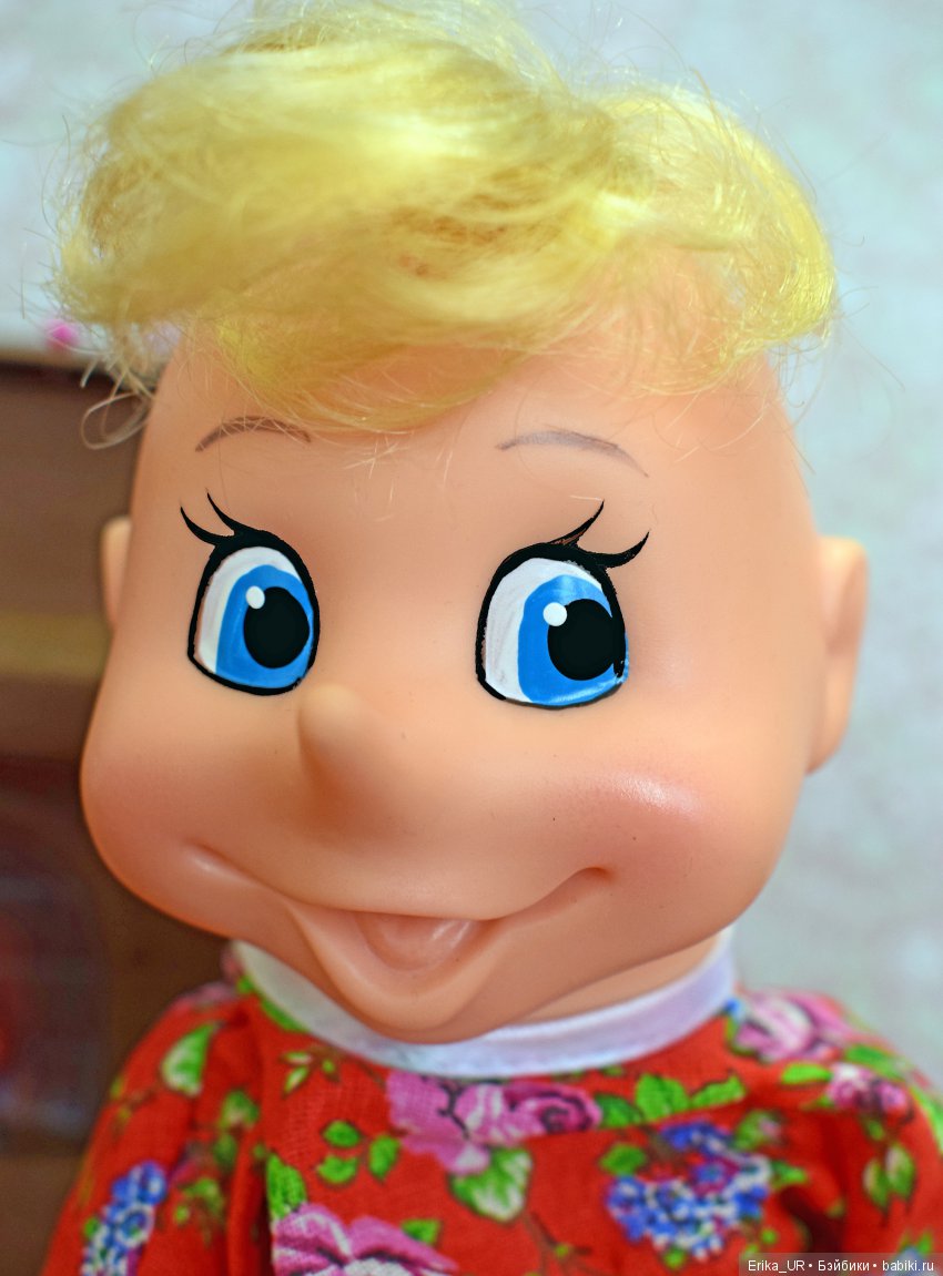 Буратино, hybrid-Буратино-(Buratino)-doll, head- by-Vesna-(Весна), body-by-Пластмастер, made-in-Russia