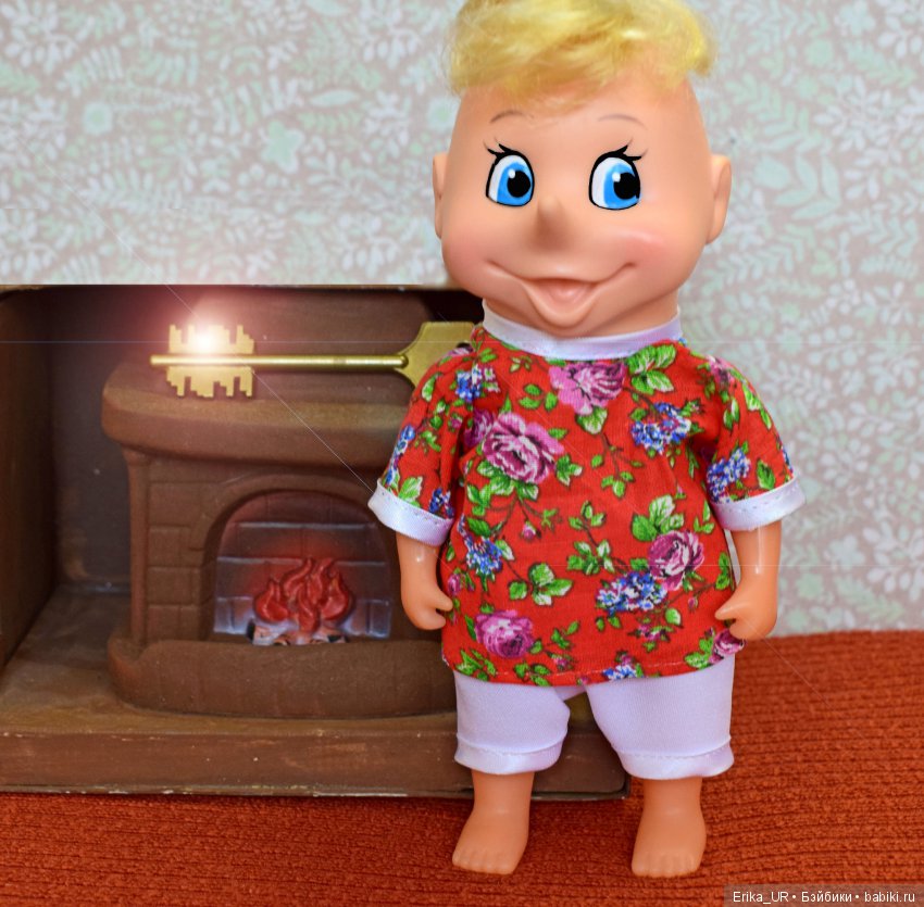 Буратино, hybrid-Буратино-(Buratino)-doll, head- by-Vesna-(Весна), body-by-Пластмастер, made-in-Russia