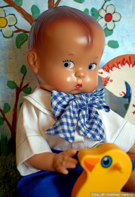 Скиппи, Skippy, baby-boy-doll, by-Effanbee, 13”, 33cm, 1996