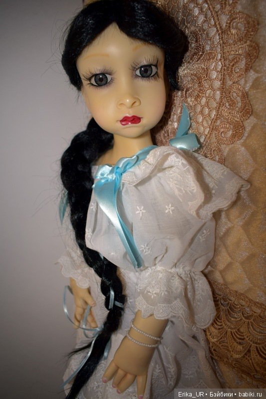 Мишель, Michelle, Gregg-Ortiz-Sculpted, resin-doll, 28-inch, Articulated-baby-doll