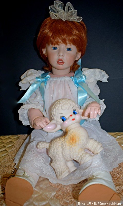 Хильдфьетур-Ингебельд-Лилия, hybrid-doll, reproduction-doll, baby-doll, 24-inch, composition-jointed-body