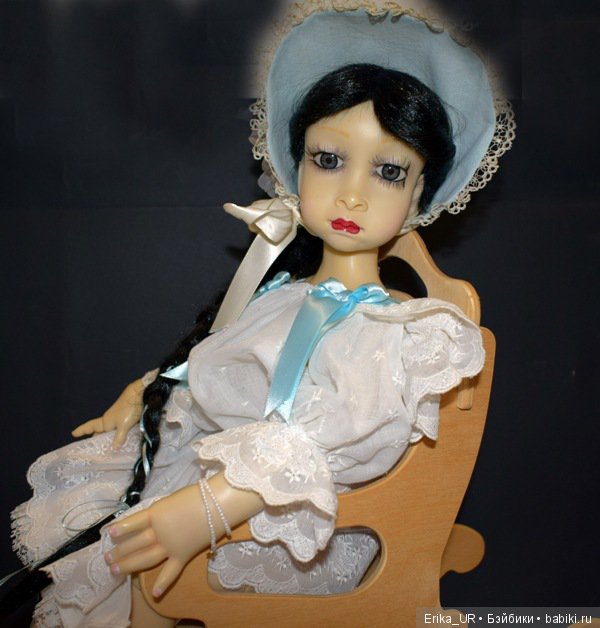 Мишель, Michelle, Gregg-Ortiz-Sculpted, resin-doll, 28-inch, Articulated-baby-doll