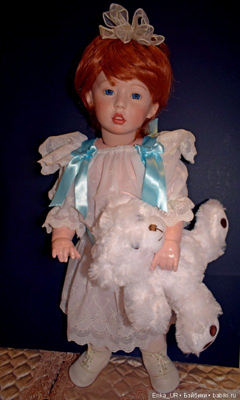 Хильдфьетур-Ингебельд-Лилия, hybrid-doll, reproduction-doll, baby-doll, 24-inch, composition-jointed-body