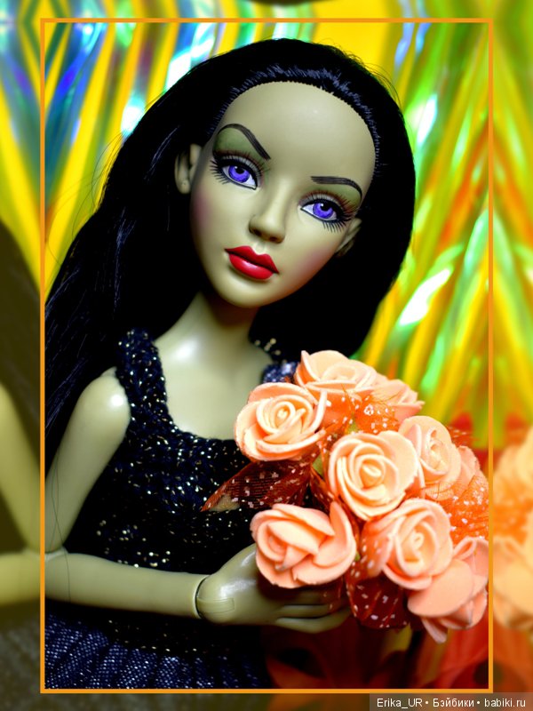 Оранжево-зеленый фотосет — Фэшн