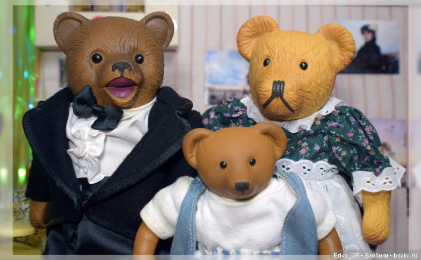 Три (уже :)) медведя, новая Маша, и фото ко Дню Матери