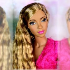 В доме моем много имен, Знаменитых и простых (С) / хоть сейчас на обложку журнала (fashion doll 1/4)