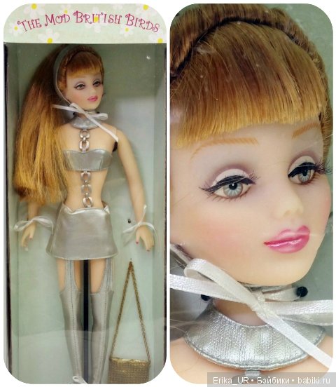 Somers & Field, The Mod British Birds doll 16", by The L.L. Knickerbocker Company Inc