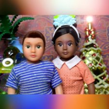 Миники (mini-doll). Фоточки под елочкой