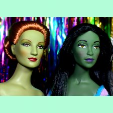 Перепись КуклоНаселения. 2 Green 16" dolls. Tonner and Madame Alexander