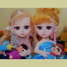 Перепись КуклоНаселения. 2 Baboliy, mini-baby-doll, made-in-China, 16-cm, Blond-twins