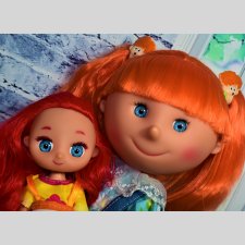 Перепись КуклоНаселения. 2 рыжие девчонки из разных мультиков