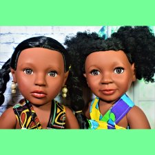 Перепись КуклоНаселения. 3 afro-dolls.