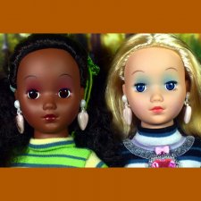 Перепись КуклоНаселения. 2 doll Pretty-Always-Sisters-Collection, Kennner, Big-oldest-Sister, 22”, 1998