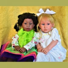 Перепись КуклоНаселения. 2 Magic Baby Dolls, Lamagik, 60 cm