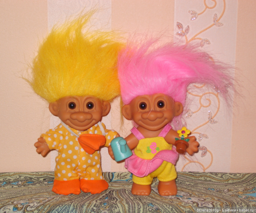 Мои Тролли | Бэйбики Мои Тролли — Игрушки Тролли (Trolls): винтажные Dam и Russ (фото 9)