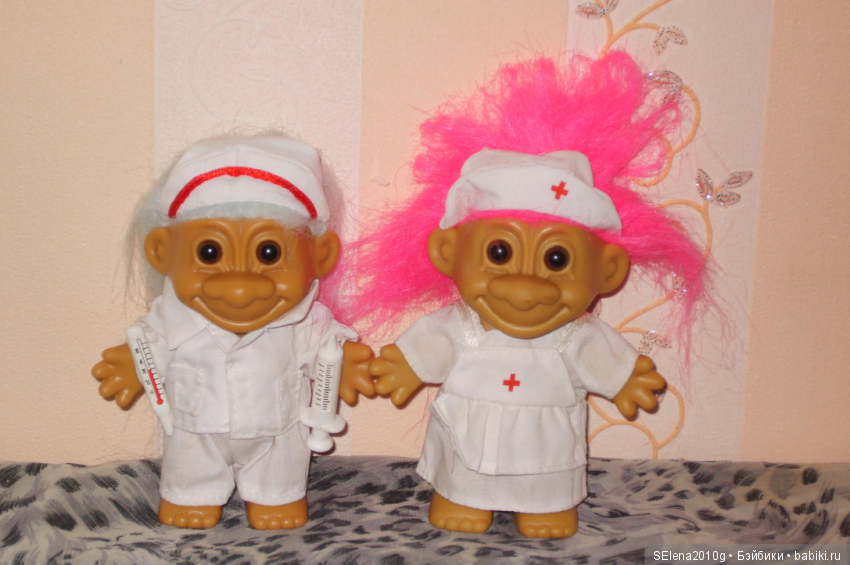 Мои Тролли | Бэйбики Мои Тролли — Игрушки Тролли (Trolls): винтажные Dam и Russ (фото 5)