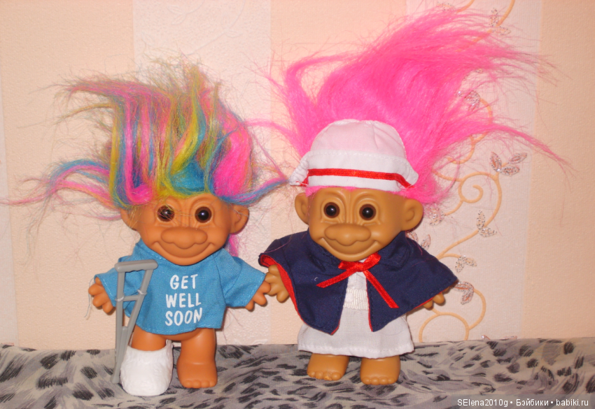 Мои Тролли | Бэйбики Мои Тролли — Игрушки Тролли (Trolls): винтажные Dam и Russ (фото 6)
