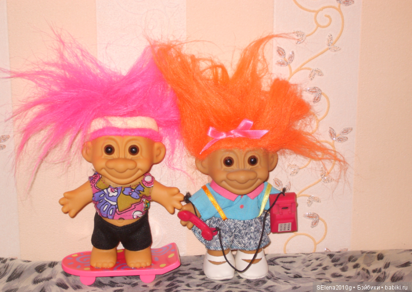 Мои Тролли | Бэйбики Мои Тролли — Игрушки Тролли (Trolls): винтажные Dam и Russ (фото 7)