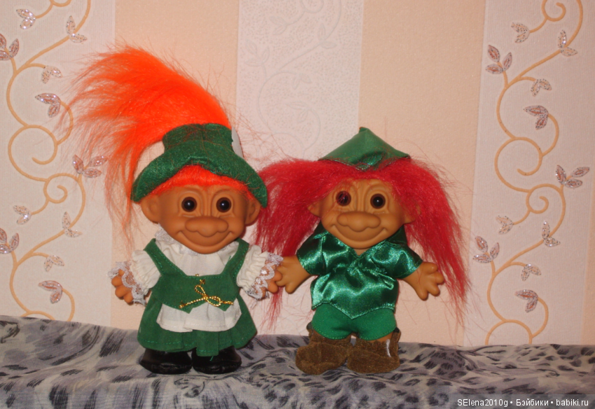 Мои Тролли | Бэйбики Мои Тролли — Игрушки Тролли (Trolls): винтажные Dam и Russ (фото 2)