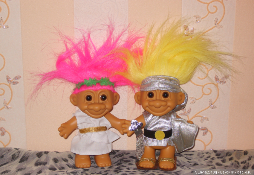 Мои Тролли | Бэйбики Мои Тролли — Игрушки Тролли (Trolls): винтажные Dam и Russ (фото 3)
