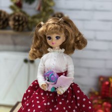 Licca chan готовится к Рождеству.