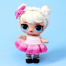 Вязаные наряды для кукол LOL surprise