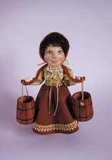 Кукла на заказ, текстильная кукла с эффектом фарфора
