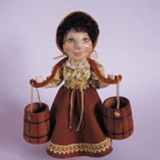 Кукла на заказ, текстильная кукла с эффектом фарфора