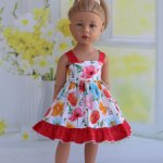 Сарафан для куклы Готц