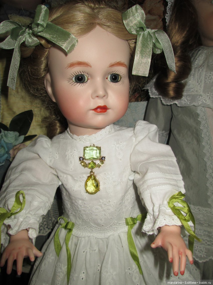 Весенняя девочка Юленька — Антикварные куклы Simon & Halbig (S&H): Симон Хальбиг (фото 2)