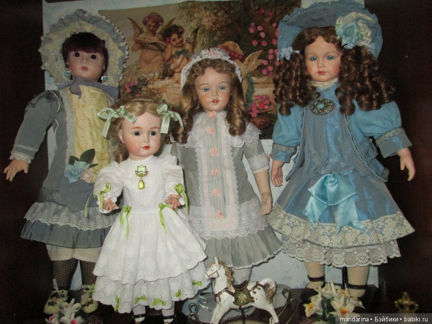 Весенняя девочка Юленька — Антикварные куклы Simon & Halbig (S&H): Симон Хальбиг (фото 5)
