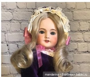 К Фифи приехала подружка — Антикварные куклы Unis France (Юнис): молд 301 (фото 2)