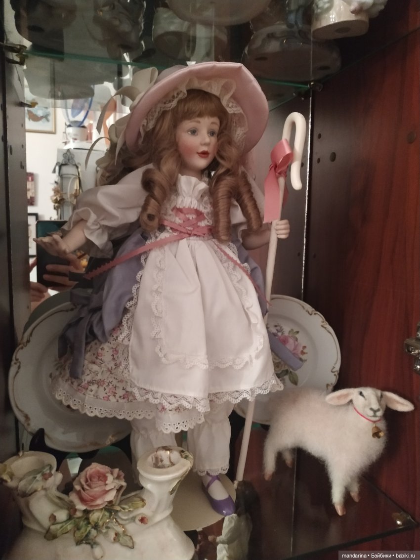 Mary had a little lamb — Фарфоровые куклы Franklin Mint (Франклин Минт): портретные (фото 2)